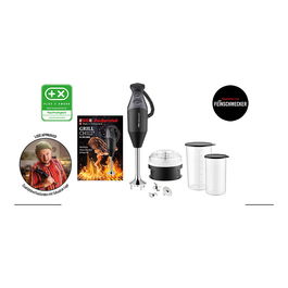 UNOLD ESGE-Zauberstab M 200 BBQ Batidora de Inmersión 200W Negro Cromo