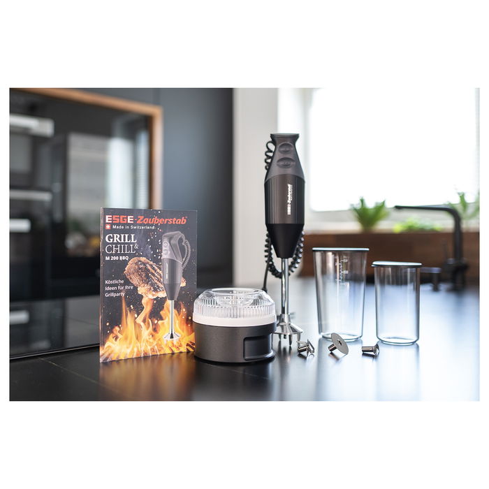 UNOLD ESGE-Zauberstab M 200 BBQ Batidora de Inmersión 200W Negro Cromo