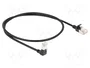 DeLOCK Cable de red RJ45 Cat.6a S/FTP Slim 0,5 m Negro