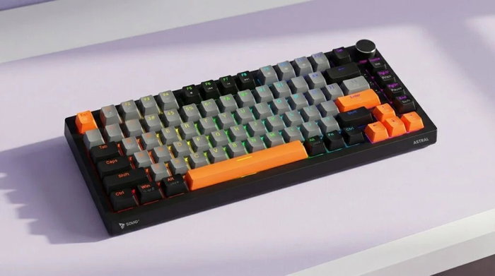 Savio ASTRAL Black Outemu White Jade RGB con 3 colores de keycaps Savio ASTRAL Black Outemu White Jade RGB con 3 colores de keycaps