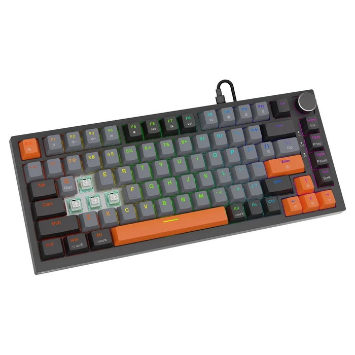 Savio ASTRAL Black Outemu White Jade RGB con 3 colores de keycaps Savio ASTRAL Black Outemu White Jade RGB con 3 colores de keycaps