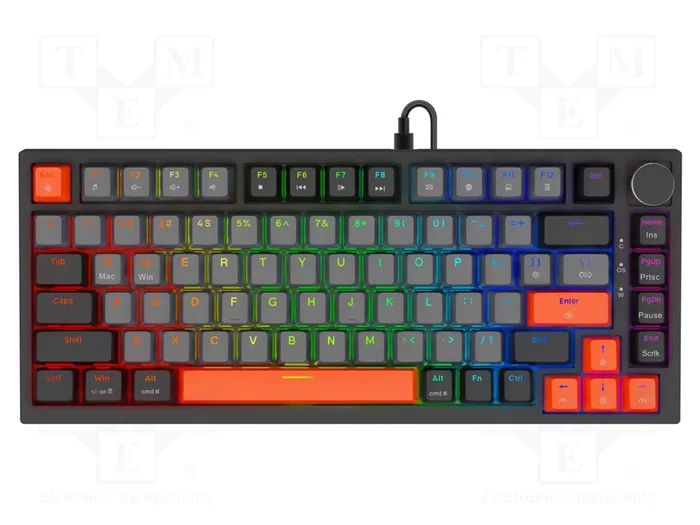 Savio ASTRAL Black Outemu White Jade RGB con 3 colores de keycaps Savio ASTRAL Black Outemu White Jade RGB con 3 colores de keycaps