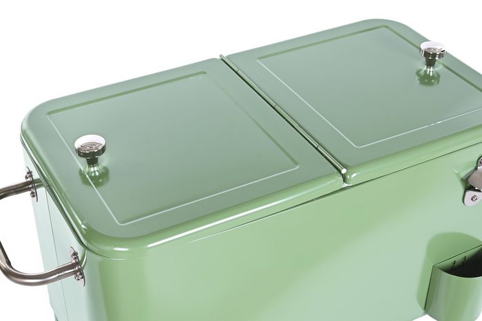 DKD Home Decor Nevera Terraza Y Jardin Verde Menta 43 x 80 x 74 cm