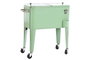 DKD Home Decor Nevera Terraza Y Jardin Verde Menta 43 x 80 x 74 cm