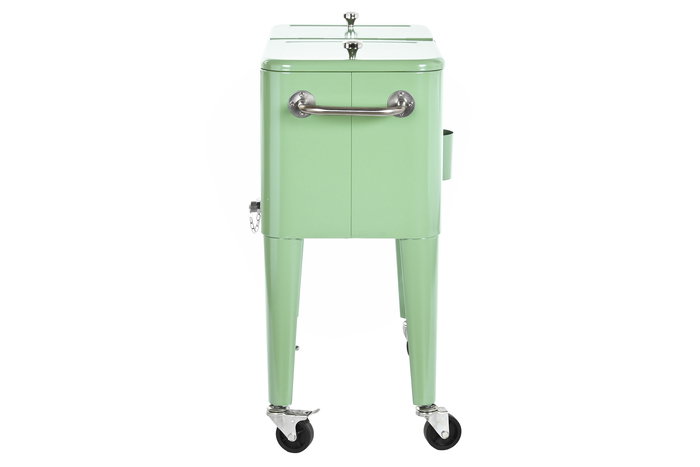 DKD Home Decor Nevera Terraza Y Jardin Verde Menta 43 x 80 x 74 cm