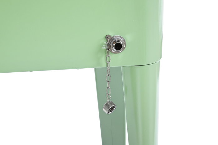 DKD Home Decor Nevera Terraza Y Jardin Verde Menta 43 x 80 x 74 cm