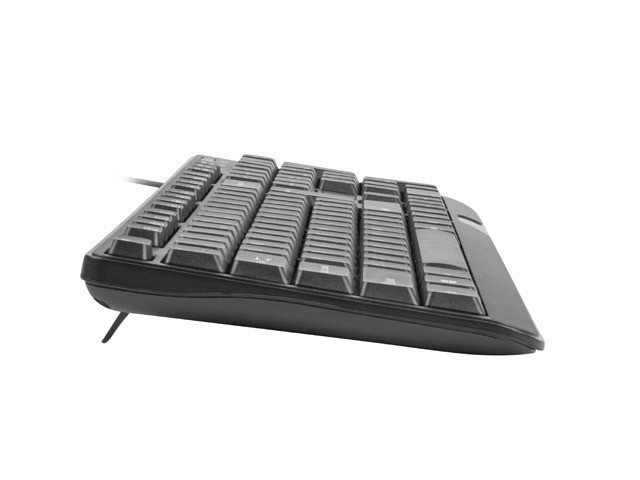 Natec Teclado Trout Slim con cable 100% full-size negro diseño fino layout polaco Natec Teclado Trout Slim con cable 100% full-size negro diseño fino layout polaco