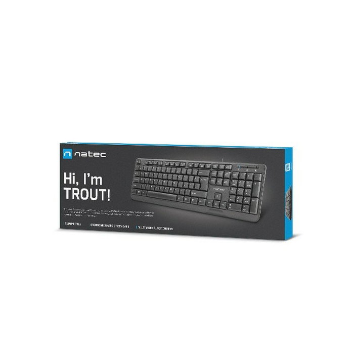Teclado Natec TROUT Negro Teclado Natec TROUT Negro