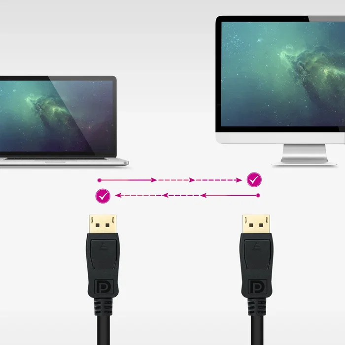 Nanocable Cable DisplayPort 1.4 DP/M-DP/M 2m Negro