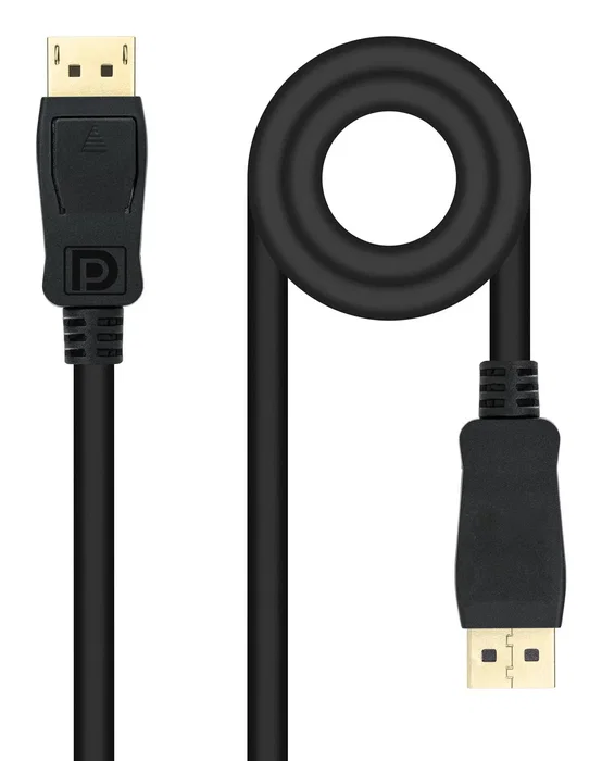 Nanocable Cable DisplayPort 1.4 DP/M-DP/M 2m Negro