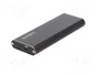 LogiLink UA0314 Caja externa para unidad de estado sólido M.2 USB 3.2 Gen2 Negro