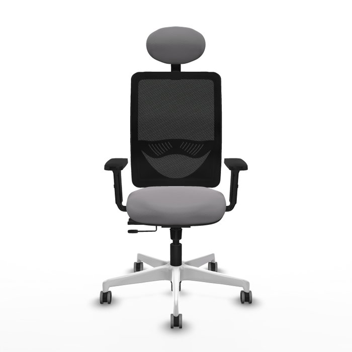 PIQUERAS Y CRESPO Silla de oficina Zulema con mecanismo Sincro/Traslack, Gris y Negro PIQUERAS Y CRESPO Silla de oficina Zulema con mecanismo Sincro/Traslack, Gris y Negro