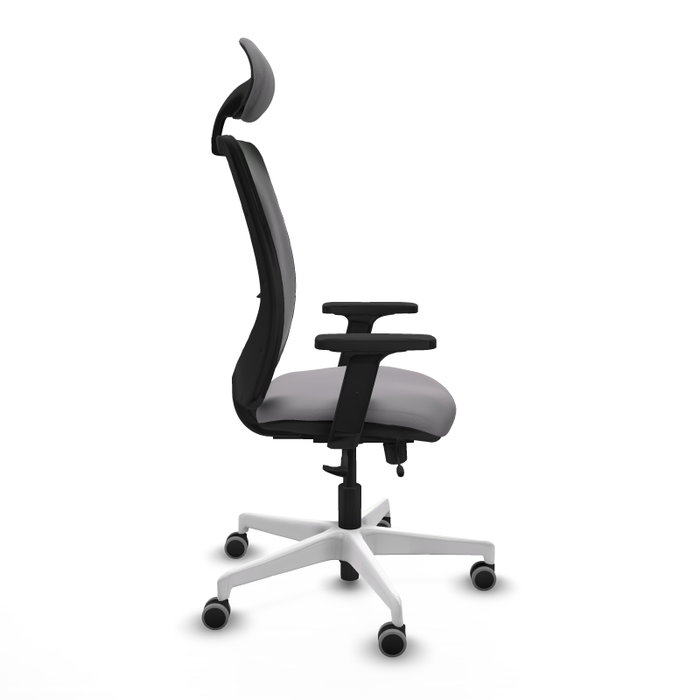 PIQUERAS Y CRESPO Silla de oficina Zulema con mecanismo Sincro/Traslack, Gris y Negro PIQUERAS Y CRESPO Silla de oficina Zulema con mecanismo Sincro/Traslack, Gris y Negro