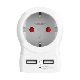 Skross Adaptador europeo USB 1500282