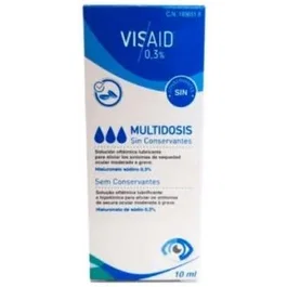 Visaid Colirio 0,3% Multidosis 10Ml para Ojo Seco Moderado a Severo