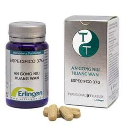 ERLINGEN Especifico 37G 60Comp. Suplemento a base de plantas con Coptidis, Escutelaria, Mirra y Boswellia