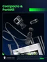 UGREEN Nexode RG 65W 3-Port GaN Cargador de robot Gris