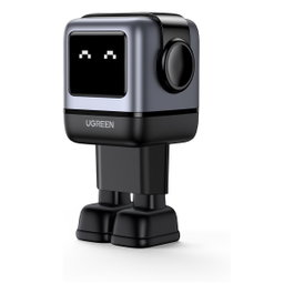 UGREEN Nexode RG 65W Cargador Rápido GaN 3 Puertos (2 USB-C + 1 USB-A) Para Portátil y Móvil - Enchufe UE, Color Gris
