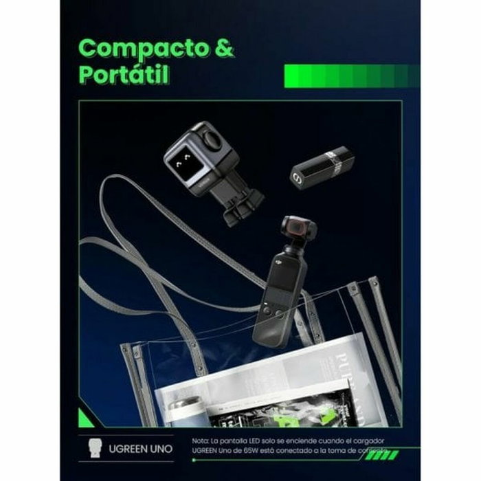 Ugreen Nexode RG 65W 3-Port GaN Gris