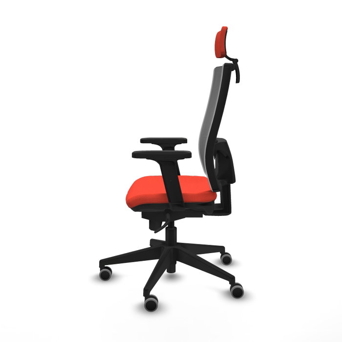 PIQUERAS Y CRESPO Silla de oficina Horna Naranja oscuro y Gris PIQUERAS Y CRESPO Silla de oficina Horna Naranja oscuro y Gris
