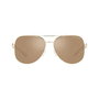 Michael Kors MK1121-0147P58 Gafas de Sol Doradas con Cristal Marrón