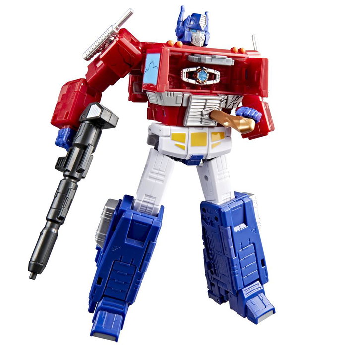Hasbro Transformers Studio Series Optimus Prime Figura de Acción 40 Aniversario Edición Película 1986 Transformable 40 Pasos Robot Camión con Bláster y Matriz de Liderazgo