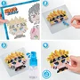 Aquabeads Kit de Llavero Naruto 1100 Cuentas Juego de Perlas de Agua para Niños a Partir de 4 Años