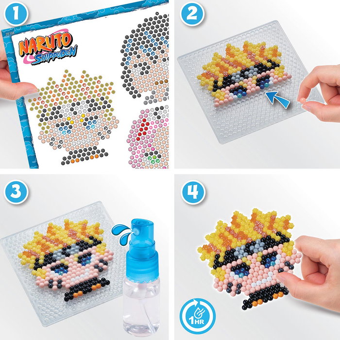 AQUABEADS Kit Llaveros Naruto 35118