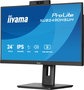 Iiyama Monitor 24" XUB2490HSUH-B2 Full HD IPS 75Hz 1ms con Altavoces, Webcam 5MP, HDMI, DisplayPort, USB, Altura Ajustable y Pivote