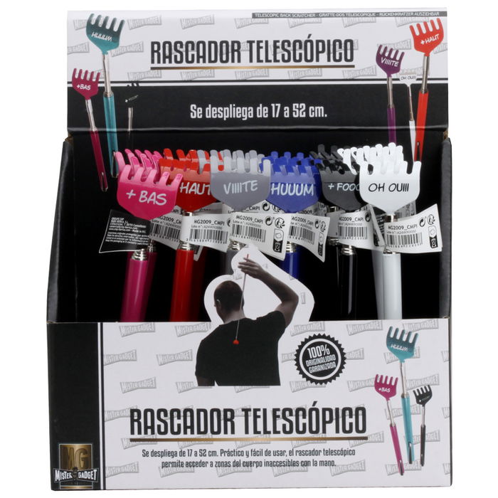 Mister Gadget Rascador Telescópico Extensible 17-52 cm Colores Surtidos