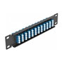 DeLOCK Panel de conexión de fibra óptica 12 puertos LC Quad 10 pulg 1U
