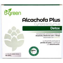 B.GREEN Alcachofa Plus 12Viales Suplemento Depurativo Hepático