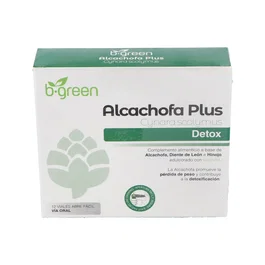 B.GREEN Alcachofa Plus 12Viales Suplemento Depurativo Hepático