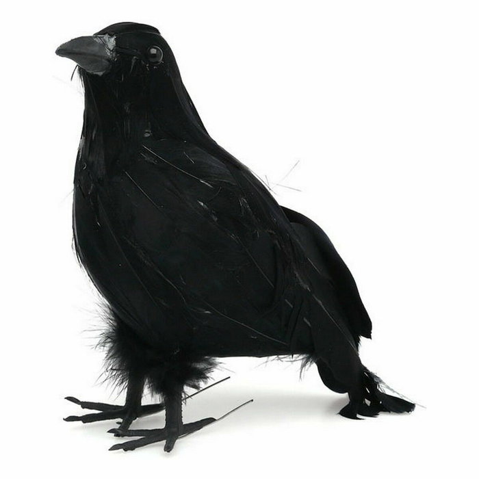 atosa Cuervo Negro Decorativo de 20 cm para Halloween