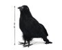 atosa Cuervo Negro Decorativo de 20 cm para Halloween
