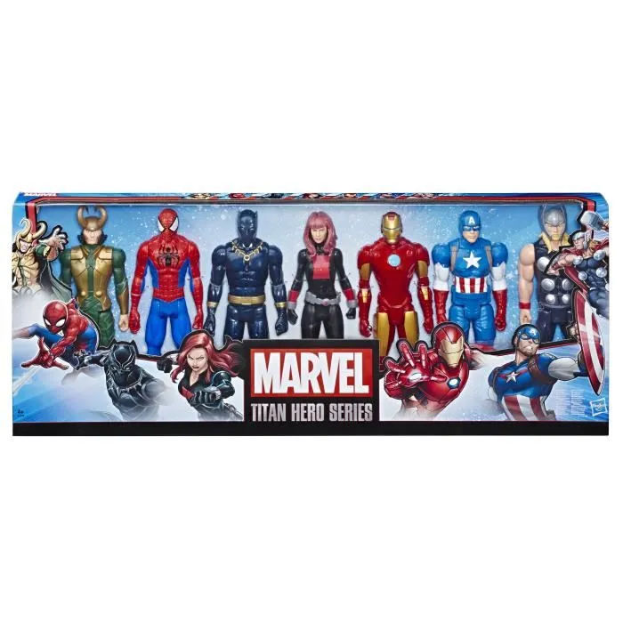 Hasbro Marvel Vengadores Maxi Pack 7 Figuras Avengers