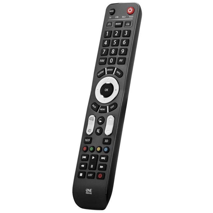 One For All Evolve 4 URC 7145 Universal Negro One For All Evolve 4 URC 7145 Universal Negro