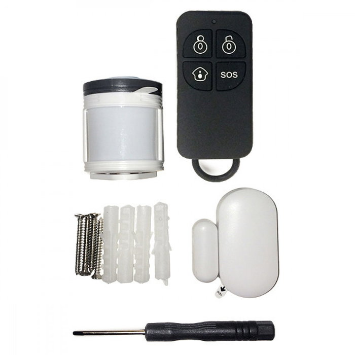 Kit Completo Alarma WiFi Compatible con Amazon Alexa, Sistema de Seguridad Inteligente sin Cuotas Kit Completo Alarma WiFi Compatible con Amazon Alexa, Sistema de Seguridad Inteligente sin Cuotas