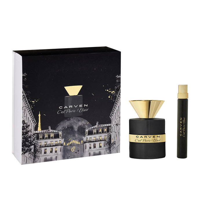 Carven C'est Paris Elixir Eau de Parfum para Mujer - Estuche 2 piezas: Vaporizador 50 ml + 10 ml - Fragancia Floral Carven C'est Paris Elixir Eau de Parfum para Mujer - Estuche 2 piezas: Vaporizador 50 ml + 10 ml - Fragancia Floral