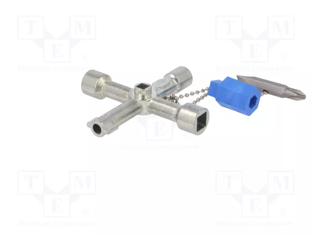 BM GROUP Llave de armarios de control cuadro 5-8 mm y triángulo 7-8 mm