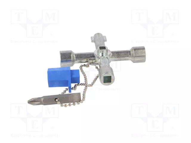 BM GROUP Llave de armarios de control cuadro 5-8 mm y triángulo 7-8 mm