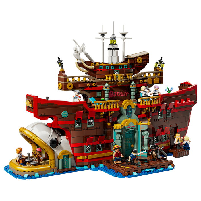LEGO Barati (75640) Set de Construcción Barco Restaurante Flotante de One Piece, 3402 Piezas, Multicolor, Recomendado 18+ Años