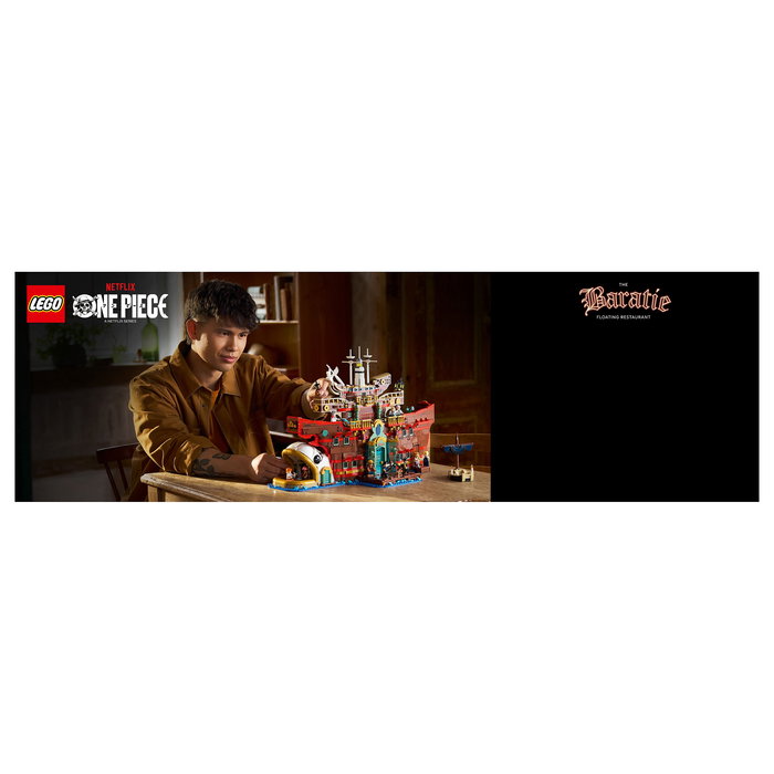 LEGO Barati (75640) Set de Construcción Barco Restaurante Flotante de One Piece, 3402 Piezas, Multicolor, Recomendado 18+ Años