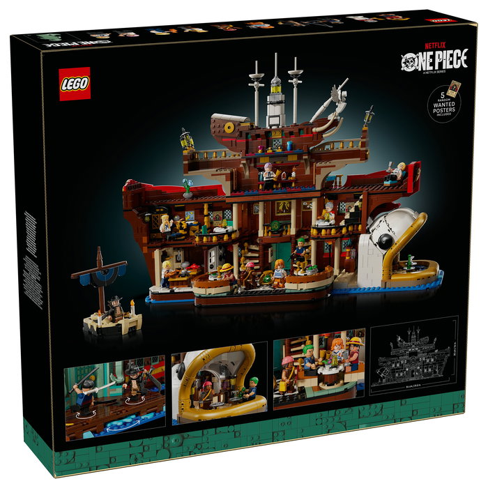 LEGO Barati (75640) Set de Construcción Barco Restaurante Flotante de One Piece, 3402 Piezas, Multicolor, Recomendado 18+ Años