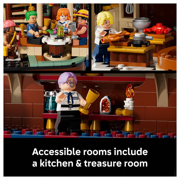 LEGO Barati (75640) Set de Construcción Barco Restaurante Flotante de One Piece, 3402 Piezas, Multicolor, Recomendado 18+ Años