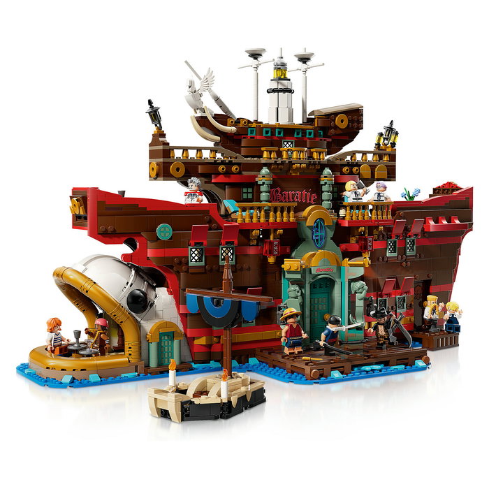 LEGO Barati (75640) Set de Construcción Barco Restaurante Flotante de One Piece, 3402 Piezas, Multicolor, Recomendado 18+ Años
