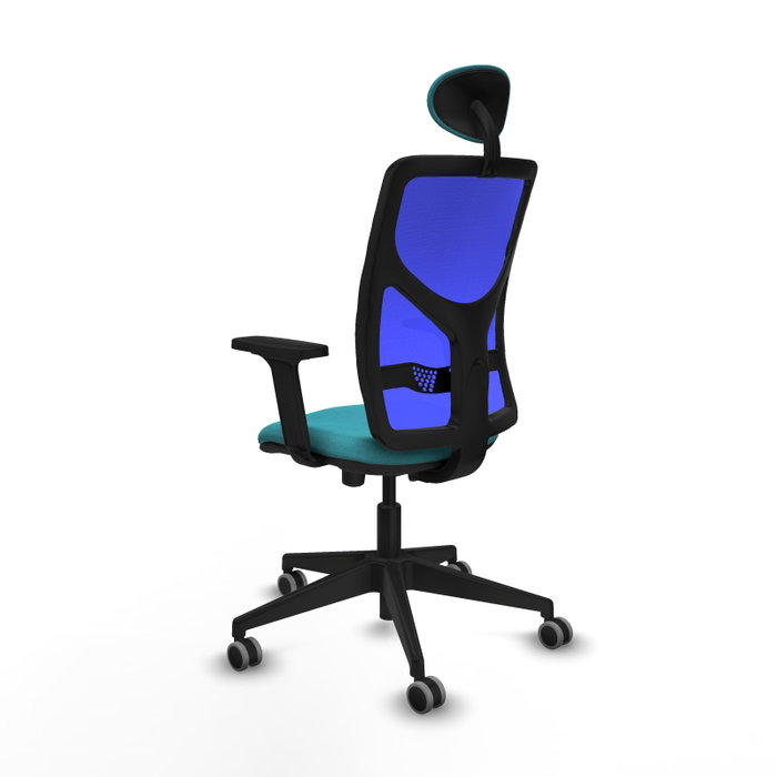 PIQUERAS Y CRESPO Silla de oficina Motilla con mecanismo Sincro/Traslack Turquesa y Azul PIQUERAS Y CRESPO Silla de oficina Motilla con mecanismo Sincro/Traslack Turquesa y Azul