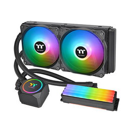 Thermaltake Floe RC 240 Memory & CPU AIO Liquid Cooler Negro