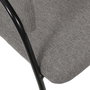 Home Deco Factory Silla Butaca Liverpool Gris Metal 57x59x82 cm