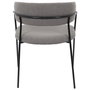 Home Deco Factory Silla Butaca Liverpool Gris Metal 57x59x82 cm